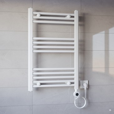 Elektrischer Heizkörper 770 x 500 mm, Leistung 400 W, elektronischer Thermostat