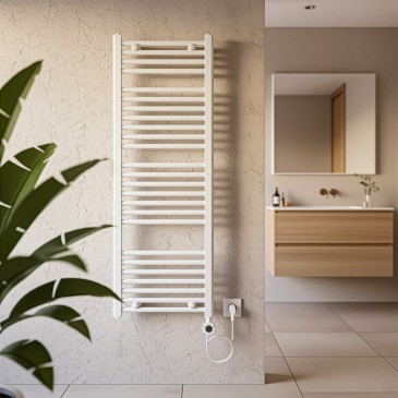 Radiateur électrique 1200 x 450 mm, puissance 500 W, thermostat électronique