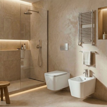 WC et bidet carrés...