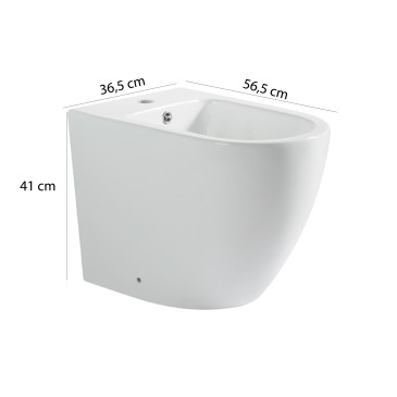 Coppia di sanitari filo muro traslati in offerta