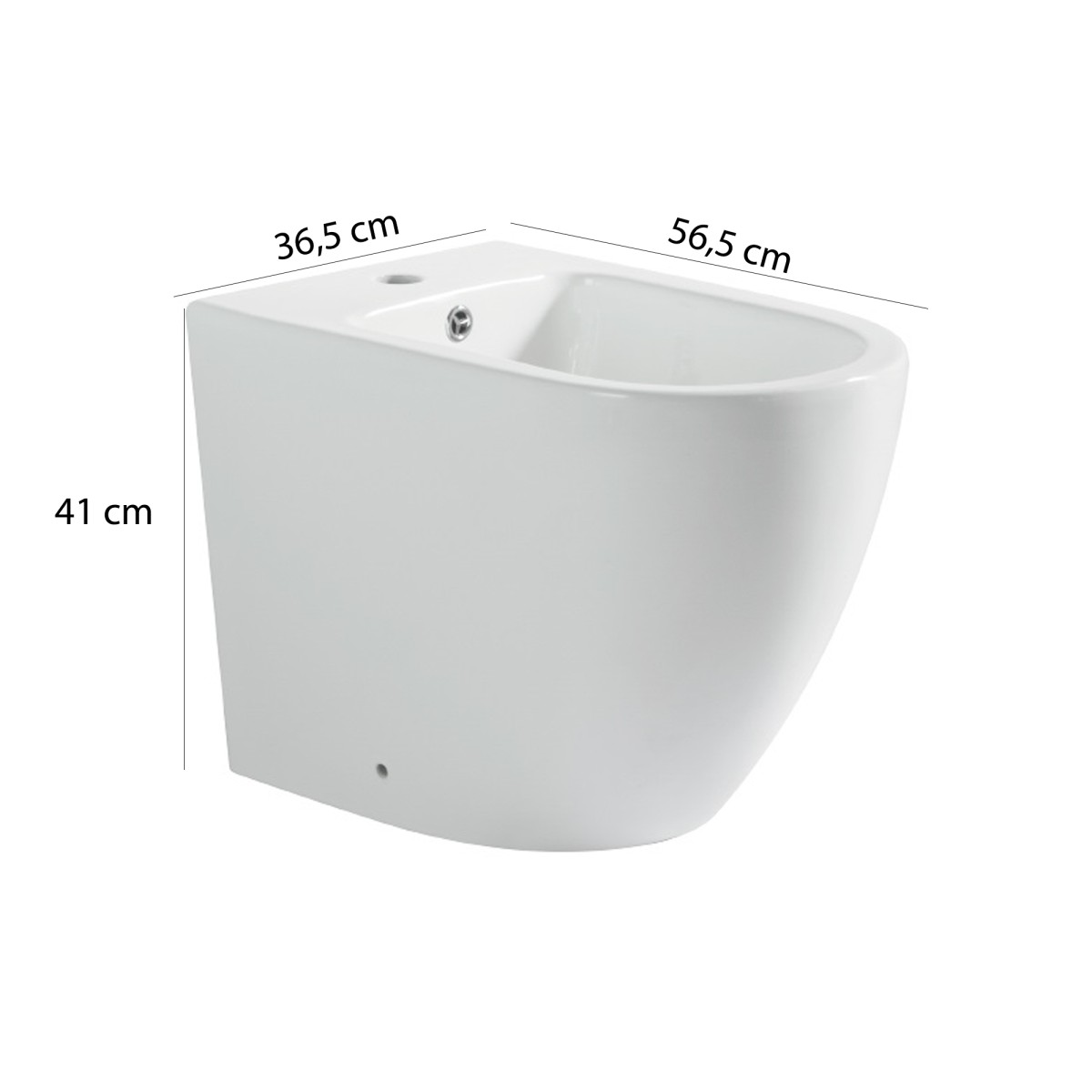 Coppia di sanitari filo muro traslati in offerta