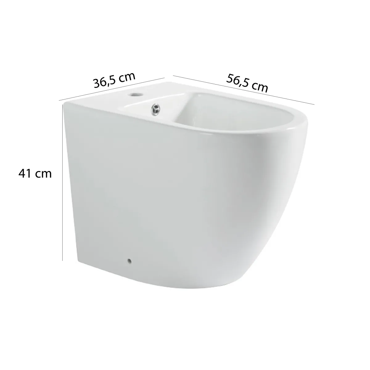 Coppia di sanitari filo muro traslati in offerta