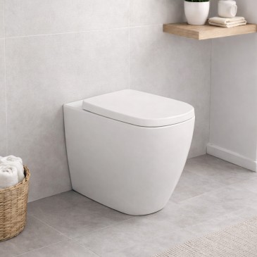 Wc filo muro con scarico traslato LIFE B Ideal standard