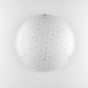 PLAFONIERA ESAGRAM BIANCA 3XE27 40X40X10,5CM