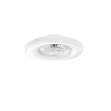 PLAFONIERA LED VENTILATORE GARBIN BIANCO 40W 5500LM CCT DIMM. CON TELECOMANDO RF INCLUSO E SPEAKER BLUETOOTH 15X54,5CM