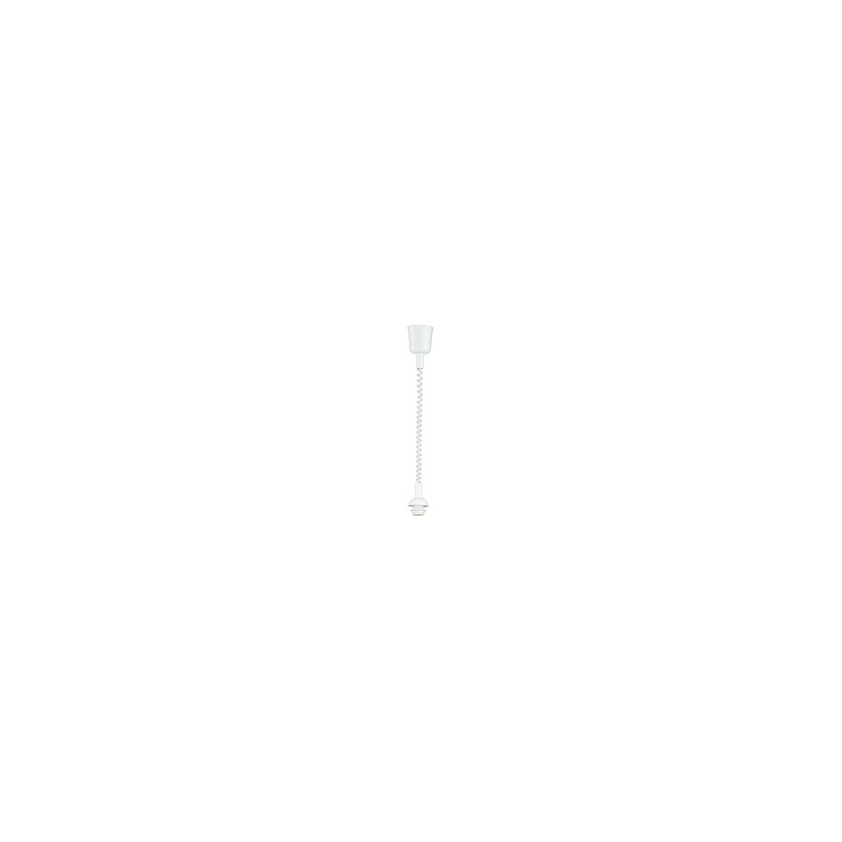 PENDEL SALISCENDI BIANCO E27 9X9X125CM