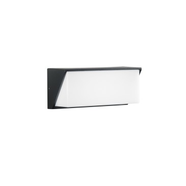 APPLIQUE BIEMISSIONE LED LUXON ANTRACITE 12W 1550LM CCT IP54 25X9,5X11CM