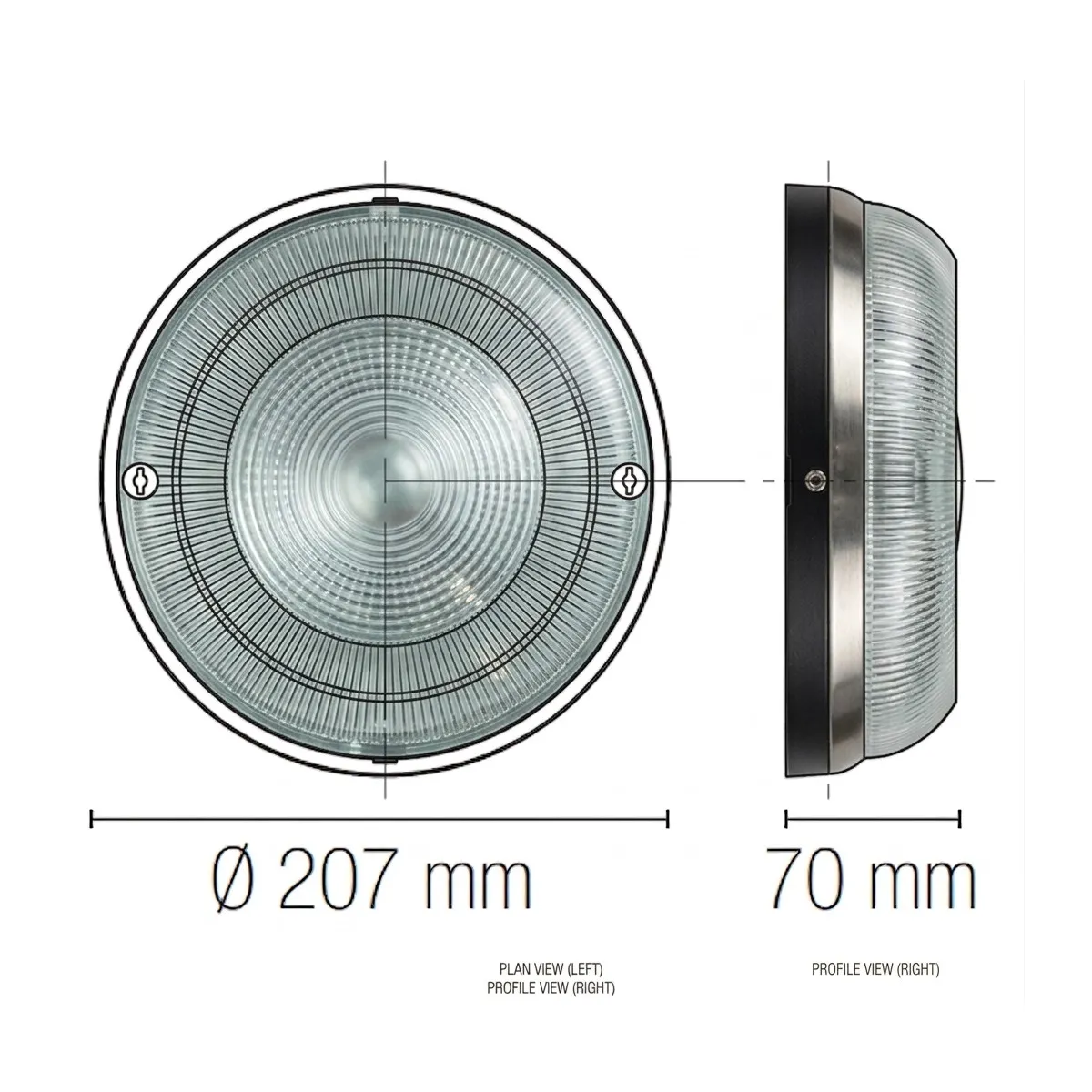 20-W-LED-Deckenleuchte, weiß: Modernes Design und...