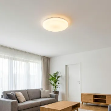Runde LED-Deckenleuchte mit Sternenhimmel-Effekt | Mondialshop