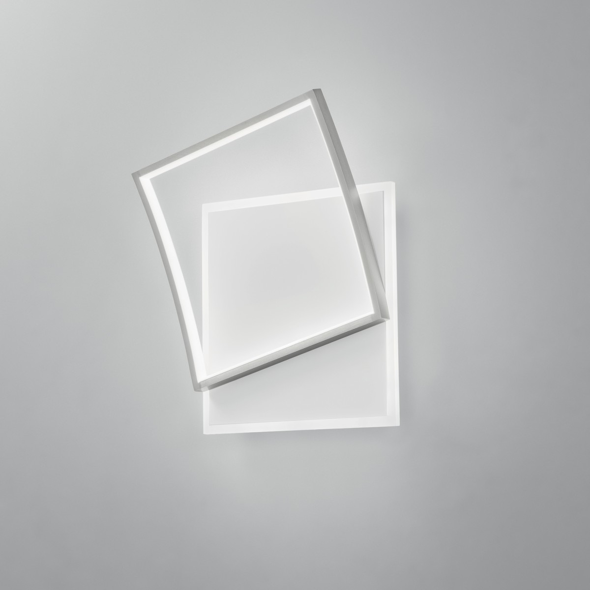 PLAFONIERA LED AYRTON QUADRATA NICKEL 42W 5200LM CCT...