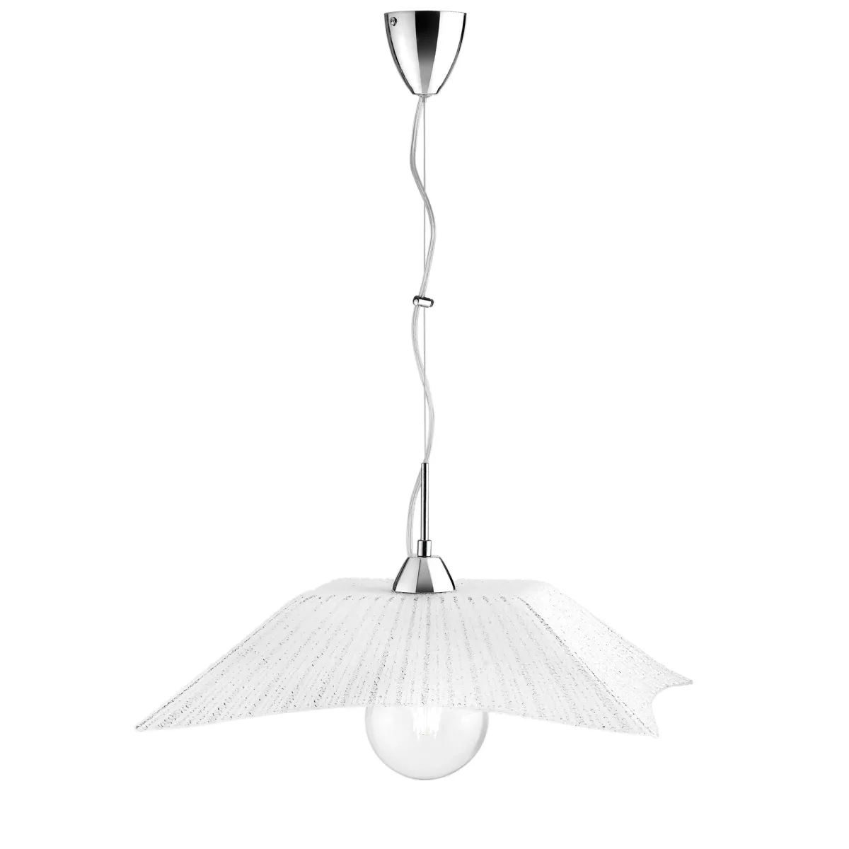 SOSPENSIONE ISIDE DIAMANTATO 1XE27 50X50X120CM