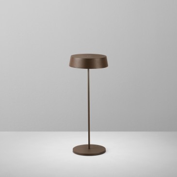 LAMPADA DA TAVOLO RICARICABILE LED COCKTAIL BRONZO 2,2W 192LM 3000K DIMM. IP54 29,5X12X12CM