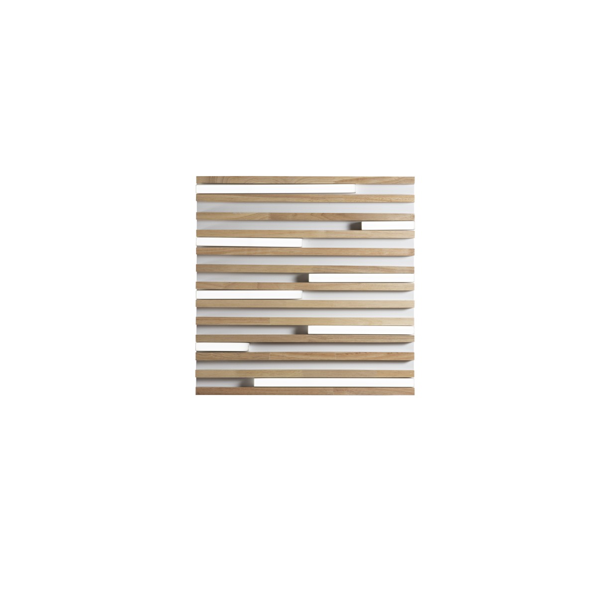 PLAFONIERA LED KUMA BIANCA IN LEGNO 24W CCT...