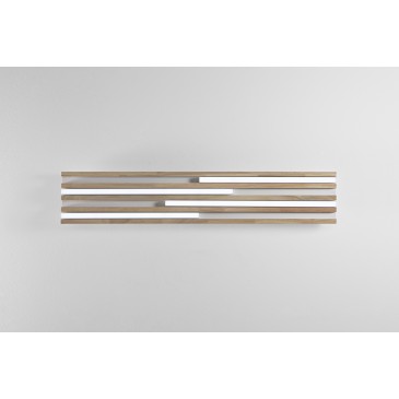 PLAFONIERA LED KUMA BIANCA IN LEGNO 24W CCT 2700/3200/4000K L80X 15XH5,2