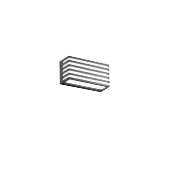 APPLIQUE BIEMISSIONE LED DUKROT ANTRACITE 12W 1440LM CCT IP54 CCT 22X8X11CM