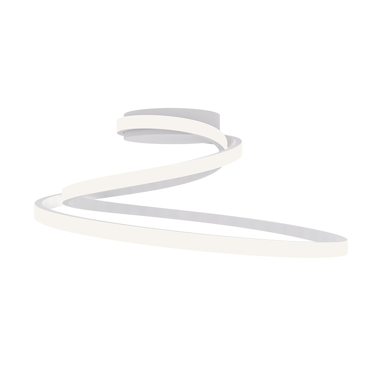 PLAFONIERA LED COASTER BIANCA 40W 5440LM CCT 50X4X22CM