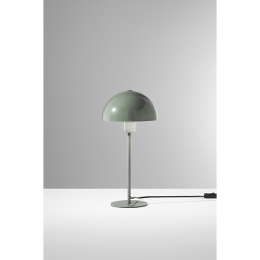 LUME POPART VERDE IN METALLO STRUTTURA D20X40.1CM PARALUME D20X10CM