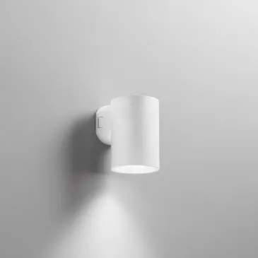APPLIQUE LED POLO BIANCA TONDA 8W 980LM CCT IP65 7,8X9,9X11,5CM