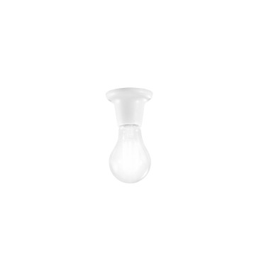 PORTALAMPADE DOUBLEU WS BIANCO 1XE27 7,5X5,7CM