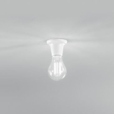 PORTALAMPADE DOUBLEU WS BIANCO 1XE27 7,5X5,7CM