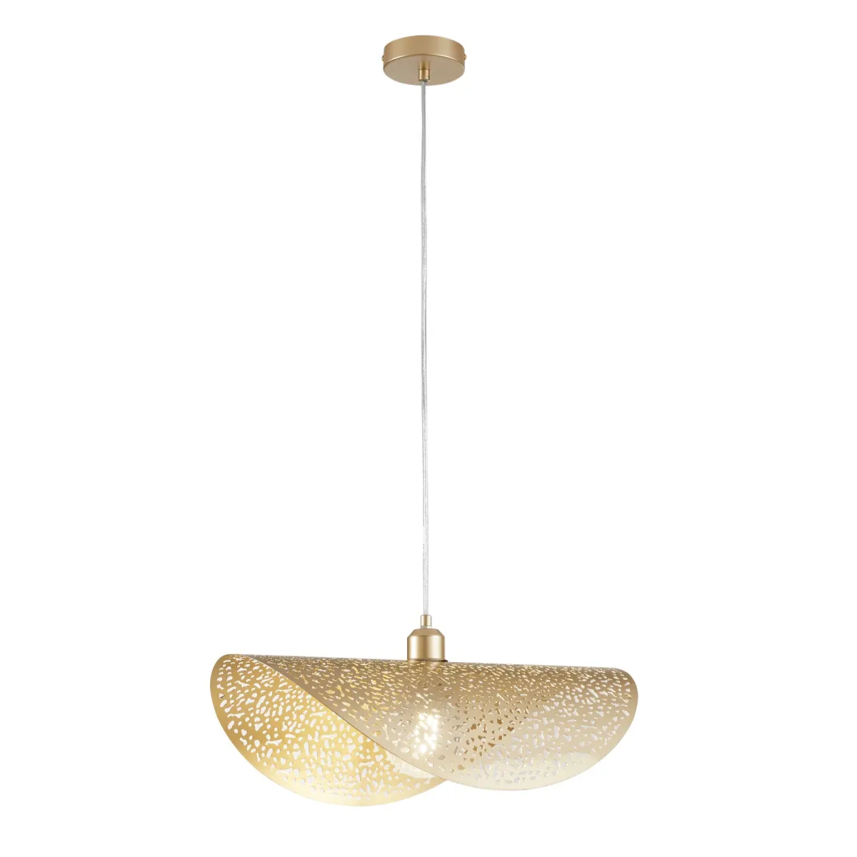 SOSPENSIONE RHEI-TARA ORO 1XE27 50X30X150CM