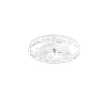 PLAFONIERA LED VENTILATORE NASHI BIANCO 30W 4800LM CCT 50X11,5CM
