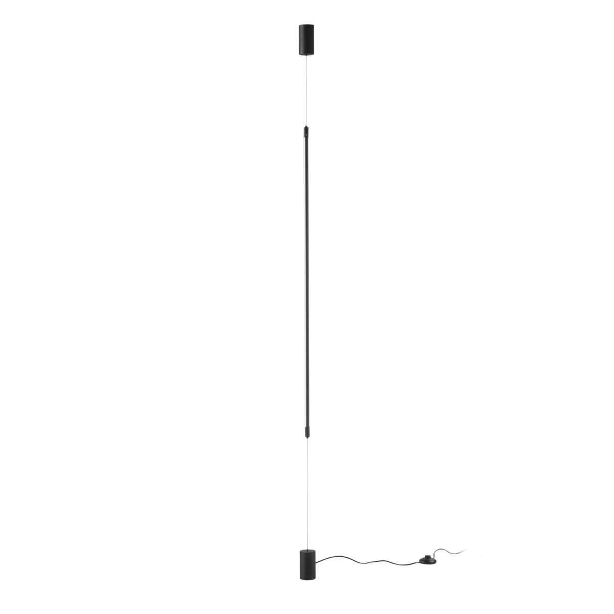 PIANTANA LED GRAVITY NERA 15W 1728LM CCT 6X6X400CM