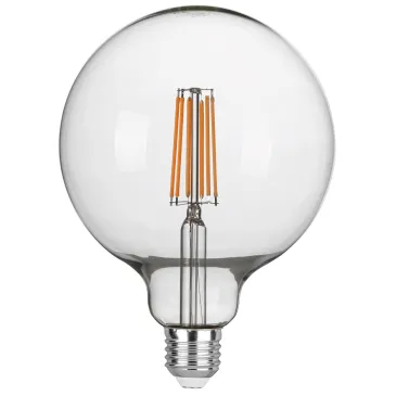 LAMPADINE LED FILAMENTO GLOBO E27 8W 1055LM 2700K 300° 125X175mm 15000h CRI80