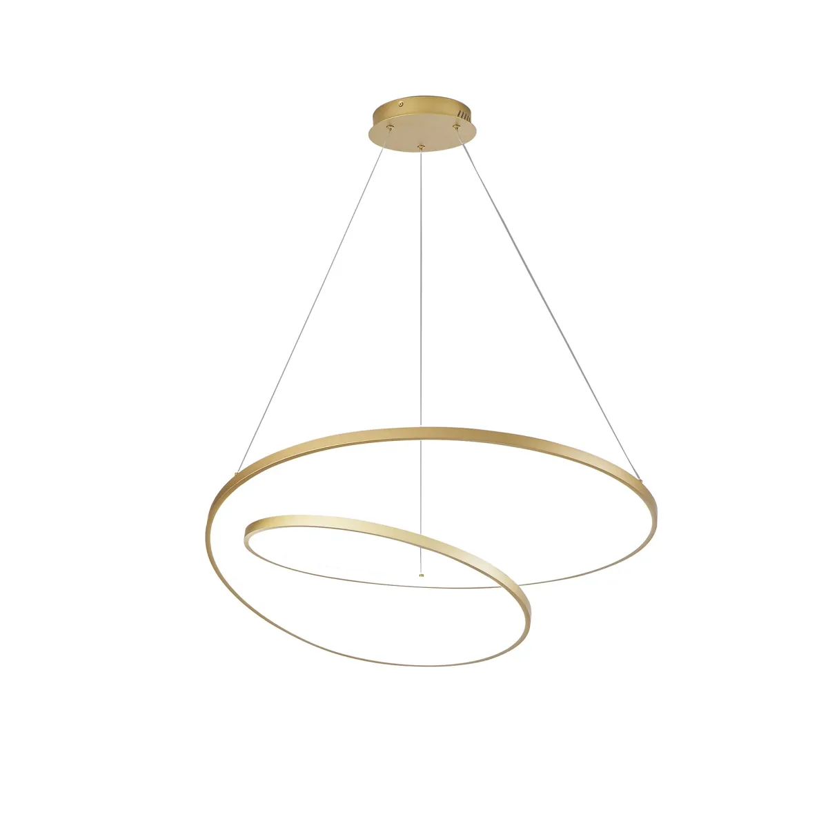 SOSPENSIONE LED LIEVE ORO 60W 8000LM CCT 80X11,2X150CM