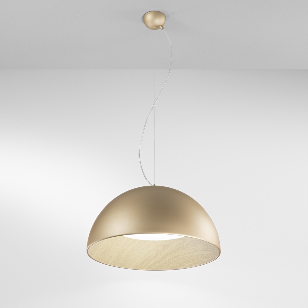SOSPENSIONE LED COCO ORO 40W 4400LM CCT 50X187CM