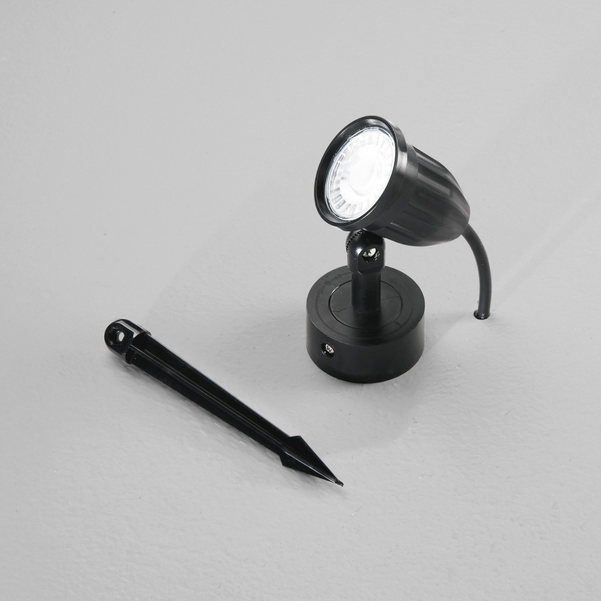 PROIETTORE LED PEG NERO 9W 900LM 3000K 5,3X11,9X6,53CM