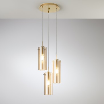 SOSPENSIONE MAGIC ORO/AMBRA...