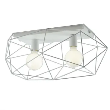 PLAFONIERA ABRAXAS BIANCA 2XE27 60X30X26,5CM