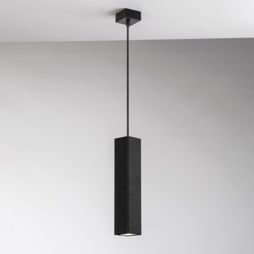 Suspension carrée noire...