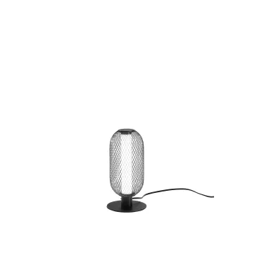 LUME LED INKAS NERO IN METALLO 11W 1260LM CCT 3000/3500/4000K 29X16X16CM