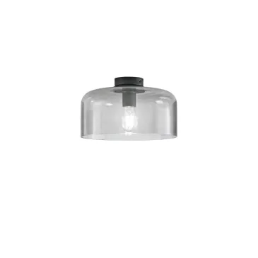 PLAFONIERA GIBUS FUME' 1XE27 30X30X23CM