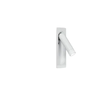 APPLIQUE LED AD INCASSO ORIENTABILE DEFOE BIANCA 3W 300LM 3000K 6,7X14X16,9CM