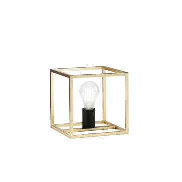 LUMETTO KIMERA NERO/ORO 1XE27 20X20X22,5CM