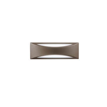 APPLIQUE LED WEISS BRONZO 16W 1800LM CCT IP54 36X11,3X12CM
