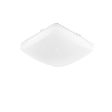 PLAFONIERA LED MOON QUADRATA BIANCA 18W 2430LM CCT 3000/4000/6500K IP44 27X6,5X27CM