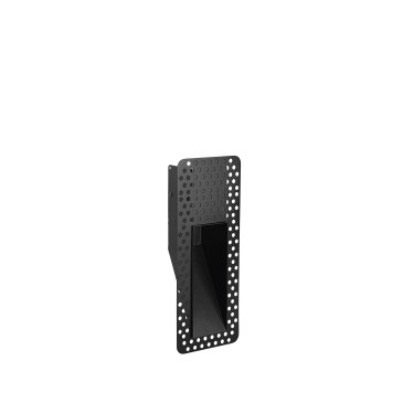 INCASSO YUREI NERO IN ACCIAIO E ALLUMINIO 238X91X61MM