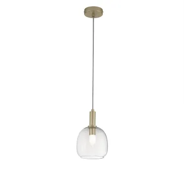 SOSPENSIONE BRANDY ORO 1XE14 16X16X150CM