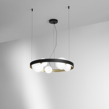SONNET SUSPENSION NOIR/OR...