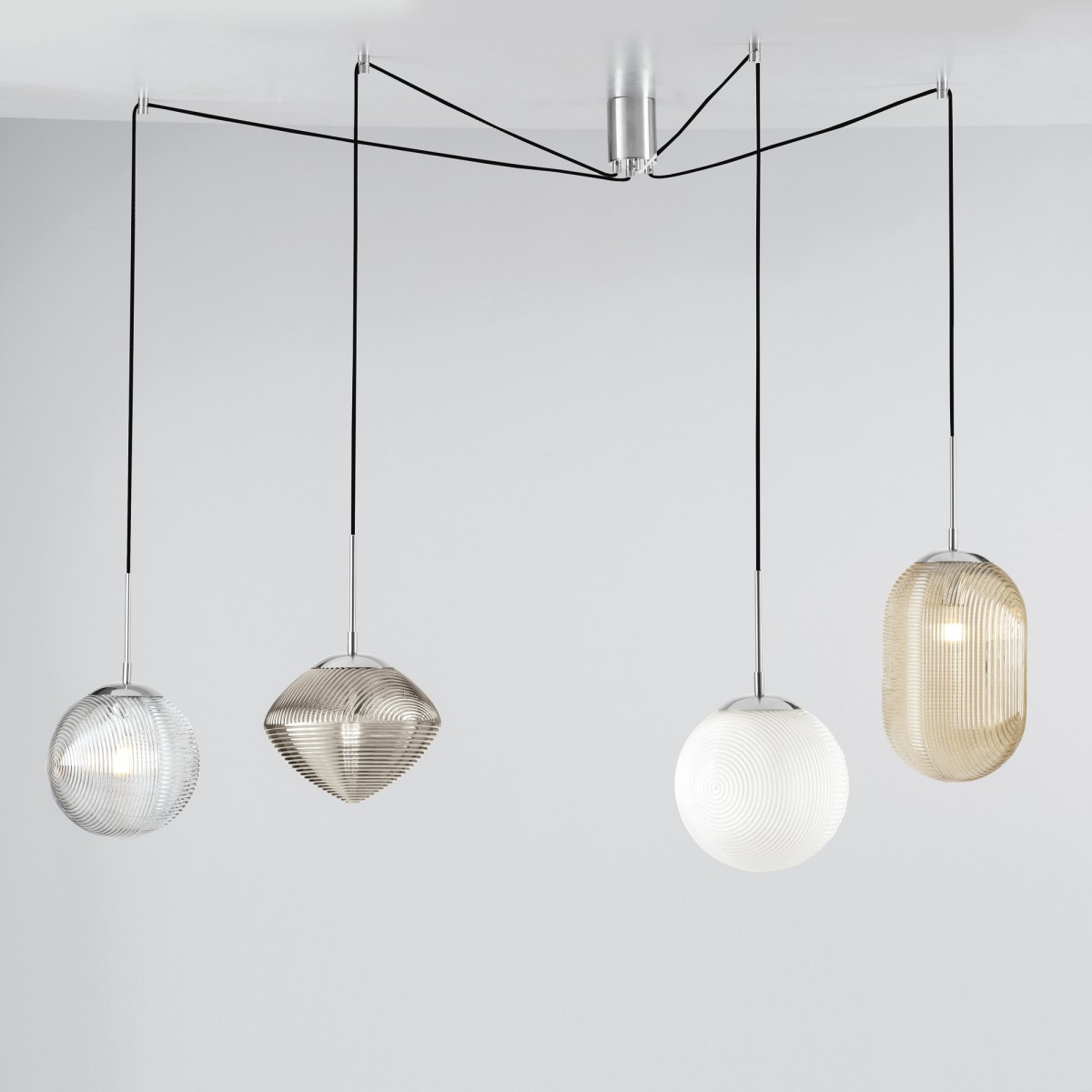 SOSPENSIONE GREENWICH FORME GEOMETRICHE MULTICOLOR 4XE27...