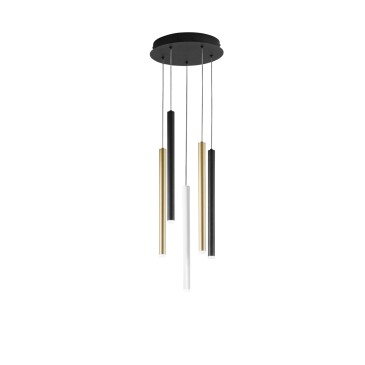 SOSPENSIONE LED PYPE MULTICOLORE 35W 2350LM CCT 2,5X41X200CM