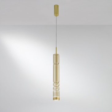Suspension LED ambrée...