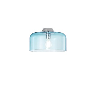 PLAFONIERA GIBUS TURCHESE 1XE27 30X30X23CM