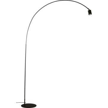 PIANTANA MAISON ORIENTABILE NERA 1XGU10 185X35X224CM