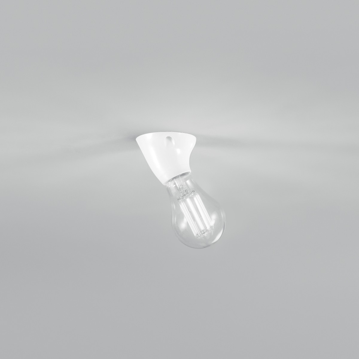 PORTALAMPADE DOUBLEU WO BIANCO 1XE27 7,5X5,7CM