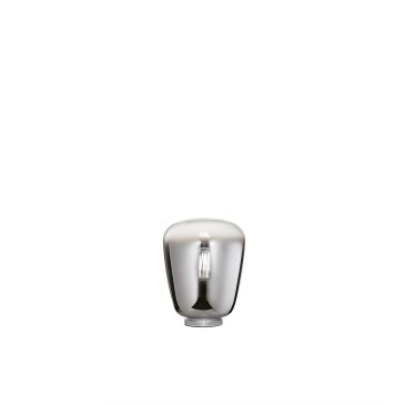 LUME SMOKE CROMO 1XE27 19,7X25CM